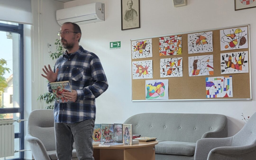 Književni susret s Mladenom Kopjarom u našoj školi